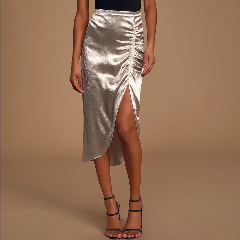 BB Dakota silver skirt